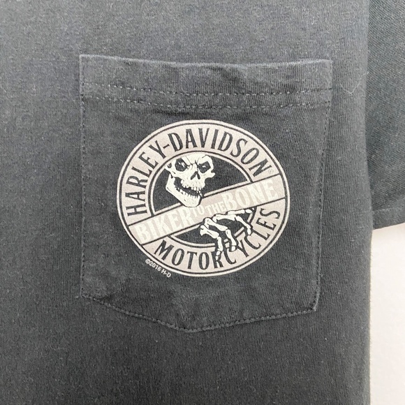 HARLEY DAVIDSON | Bikers To The Bone Skeleton Tee - Picture 3 of 11